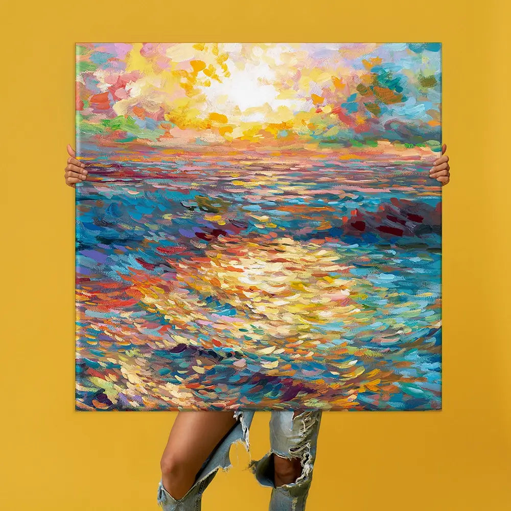 Mediterranean Sunset Oversized Canvas Print Mediterranean Sunset Oversized Canvas Print wall art product Art Print Shop