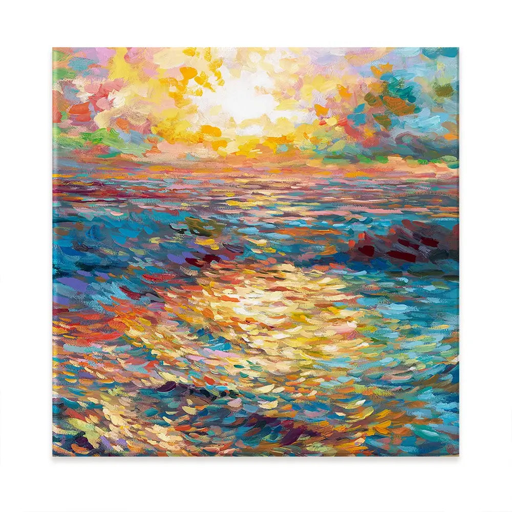 Mediterranean Sunset Oversized Canvas Print Mediterranean Sunset Oversized Canvas Print wall art product Art Print Shop