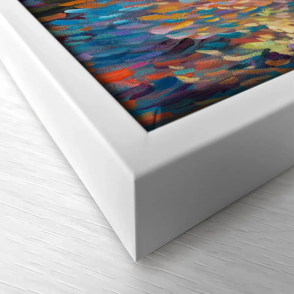 Mediterranean Sunset Square Canvas Print Mediterranean Sunset Square Canvas Print wall art product Leon Devenice