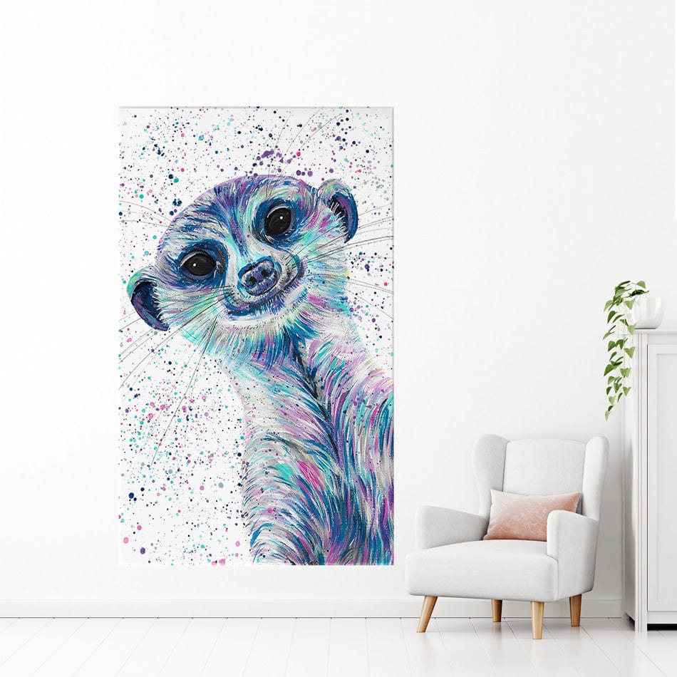 Meerkat Mervin Canvas Print wall art product Emma LC Art