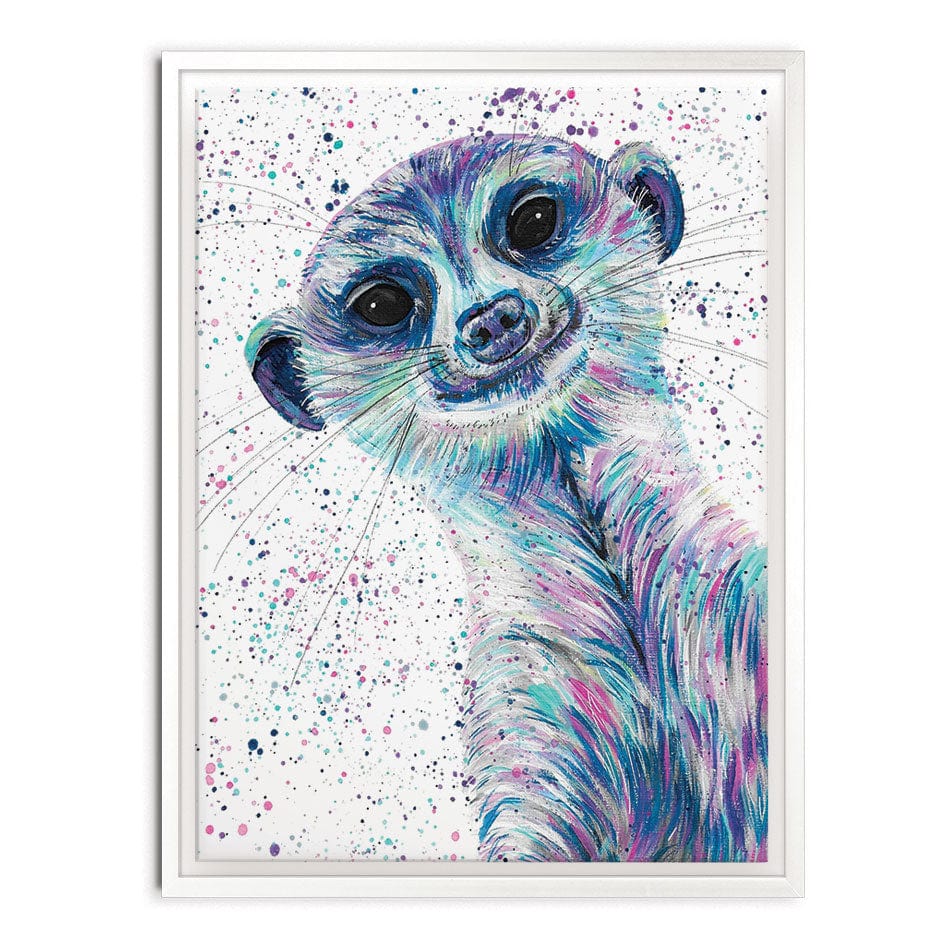 Meerkat Mervin Canvas Print wall art product Emma LC Art