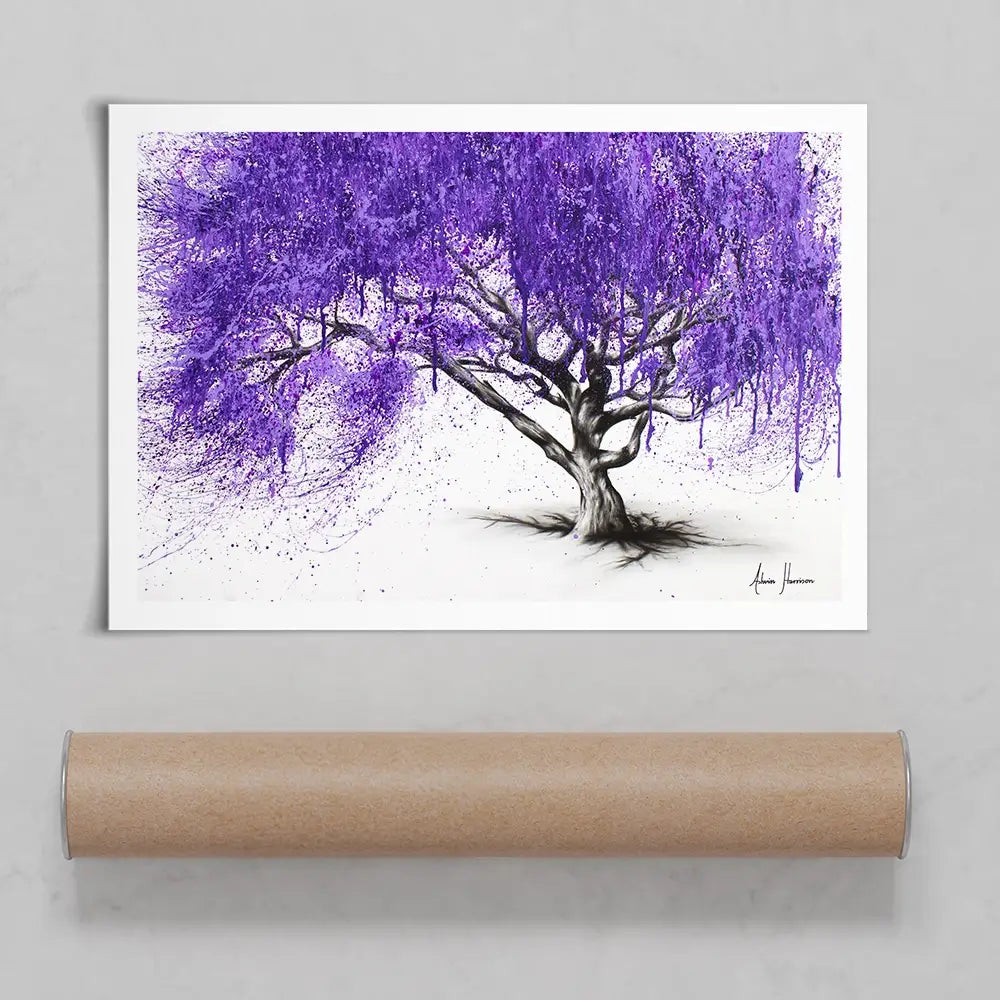 Meet You At The Jacaranda Art Print Meet You At The Jacaranda Art Print wall art product Ashvin Harrison