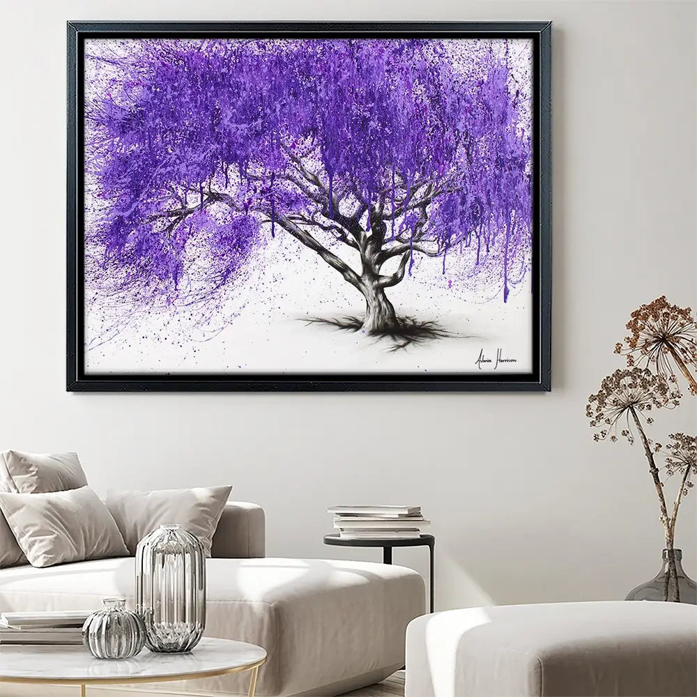 Meet You At The Jacaranda Canvas Print Meet You At The Jacaranda Canvas Print wall art product Ashvin Harrison