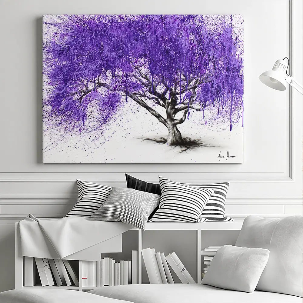 Meet You At The Jacaranda Canvas Print Meet You At The Jacaranda Canvas Print wall art product Ashvin Harrison