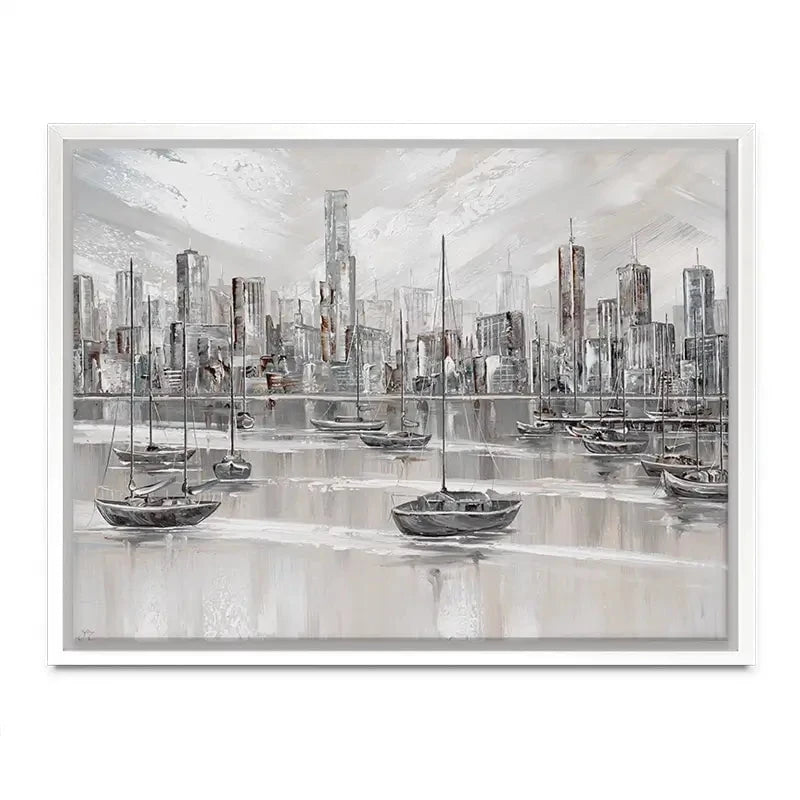 Melbourne City Skyline Canvas Print Melbourne City Skyline Canvas Print wall art product Isabella Karolewicz