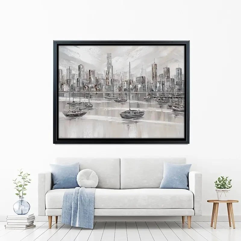 Melbourne City Skyline Canvas Print Melbourne City Skyline Canvas Print wall art product Isabella Karolewicz
