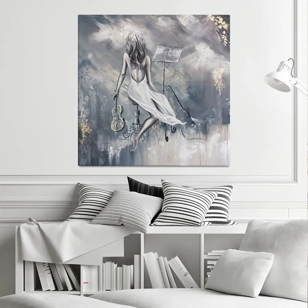 Mellifluous 2 Square Canvas Print Mellifluous 2 Square Canvas Print wall art product Isabella Karolewicz