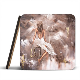 Mellifluous Coaster Set Mellifluous Coaster Set wall art product Isabella Karolewicz
