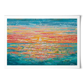 Mellow Sunset Art Print Mellow Sunset Art Print wall art product Olga Tkachyk