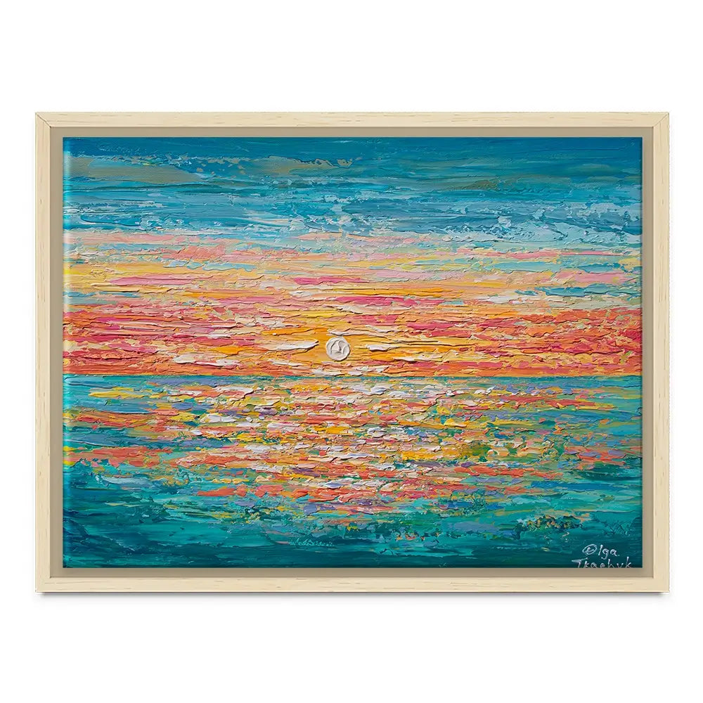 Mellow Sunset Canvas Print Mellow Sunset Canvas Print wall art product Olga Tkachyk