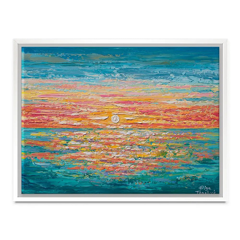 Mellow Sunset Canvas Print Mellow Sunset Canvas Print wall art product Olga Tkachyk