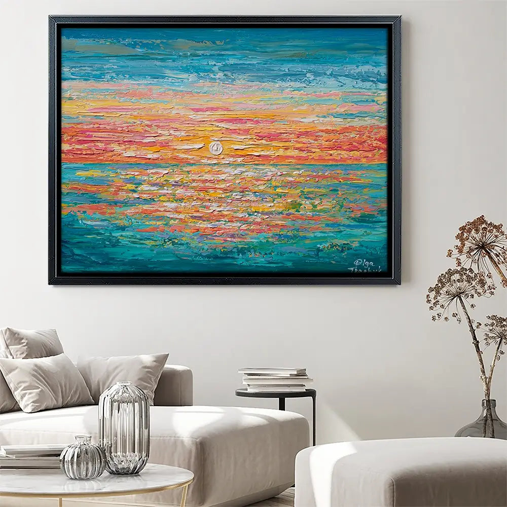 Mellow Sunset Canvas Print Mellow Sunset Canvas Print wall art product Olga Tkachyk