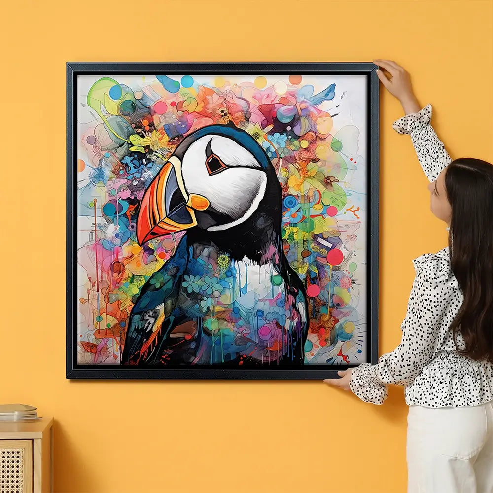 Mercurial Puffin Oversized Canvas Print Mercurial Puffin Oversized Canvas Print wall art product David Alexander Elder