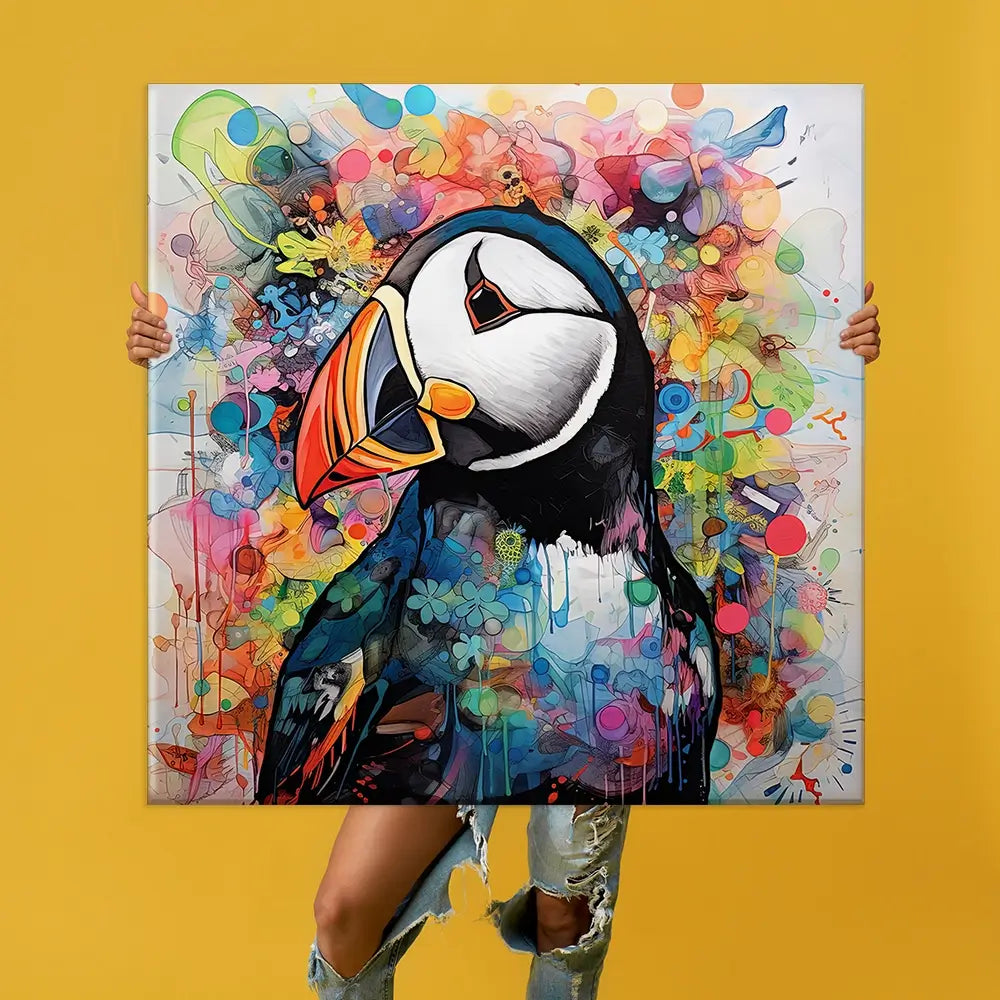 Mercurial Puffin Oversized Canvas Print Mercurial Puffin Oversized Canvas Print wall art product David Alexander Elder