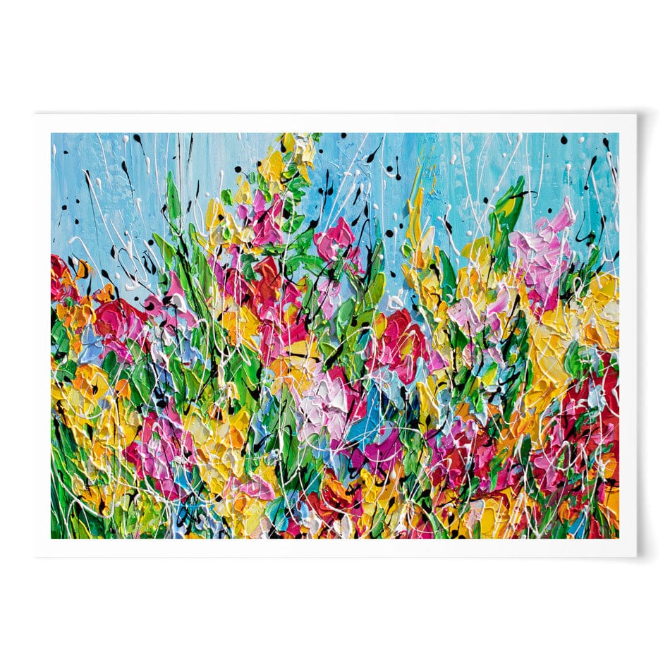 Messy Floral Art Print wall art product Olga Tkachyk