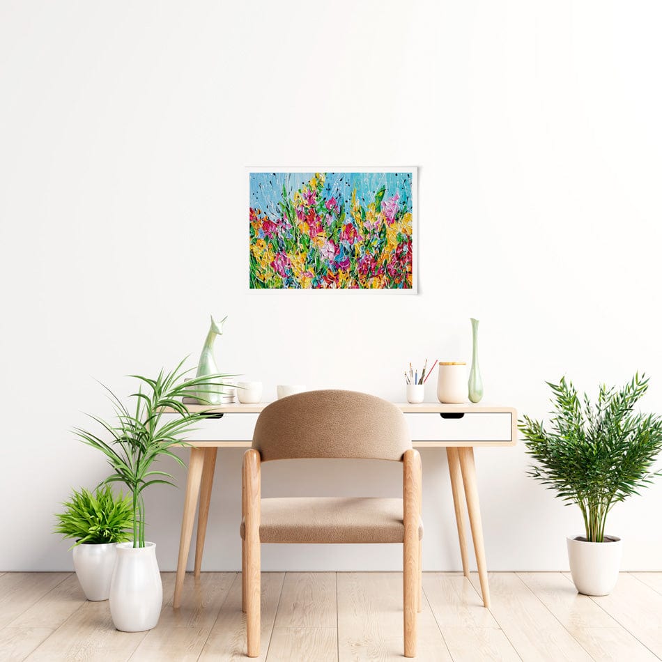 Messy Floral Art Print wall art product Olga Tkachyk
