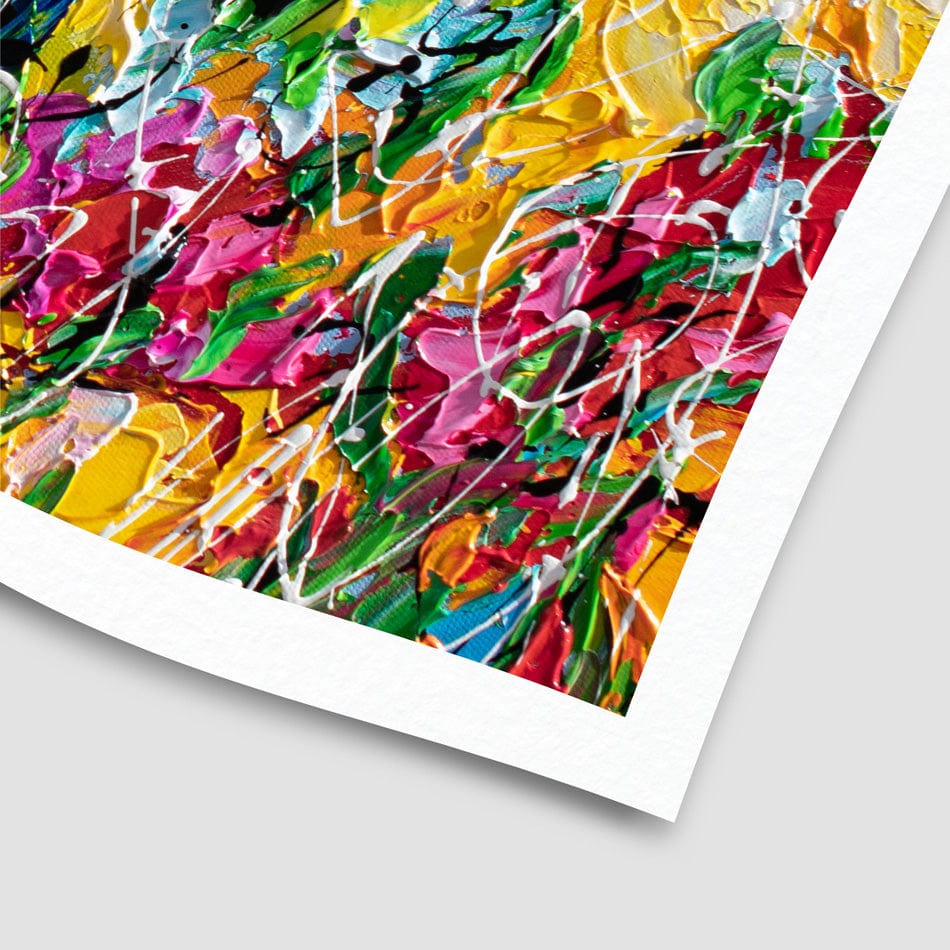 Messy Floral Art Print wall art product Olga Tkachyk