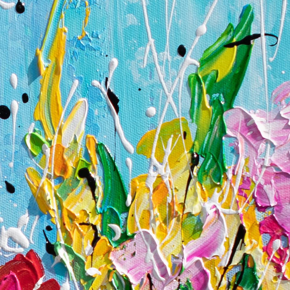 Messy Floral Art Print wall art product Olga Tkachyk