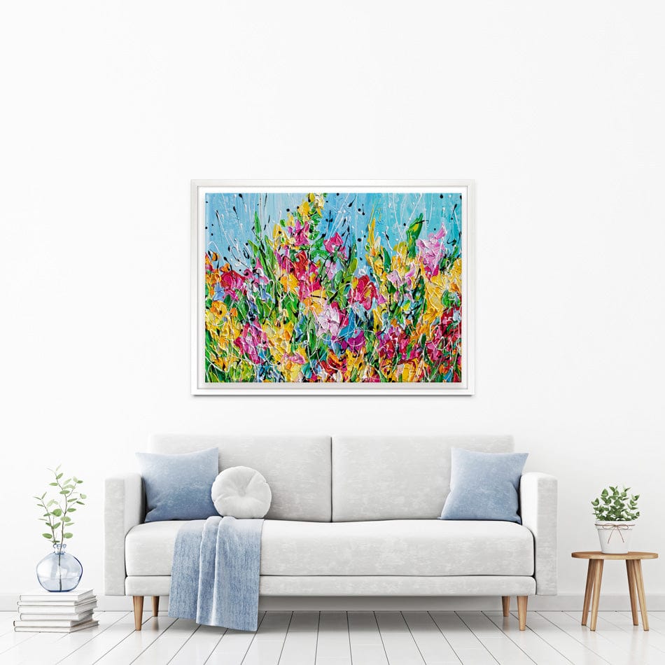Messy Floral Canvas Print wall art product Olga Tkachyk