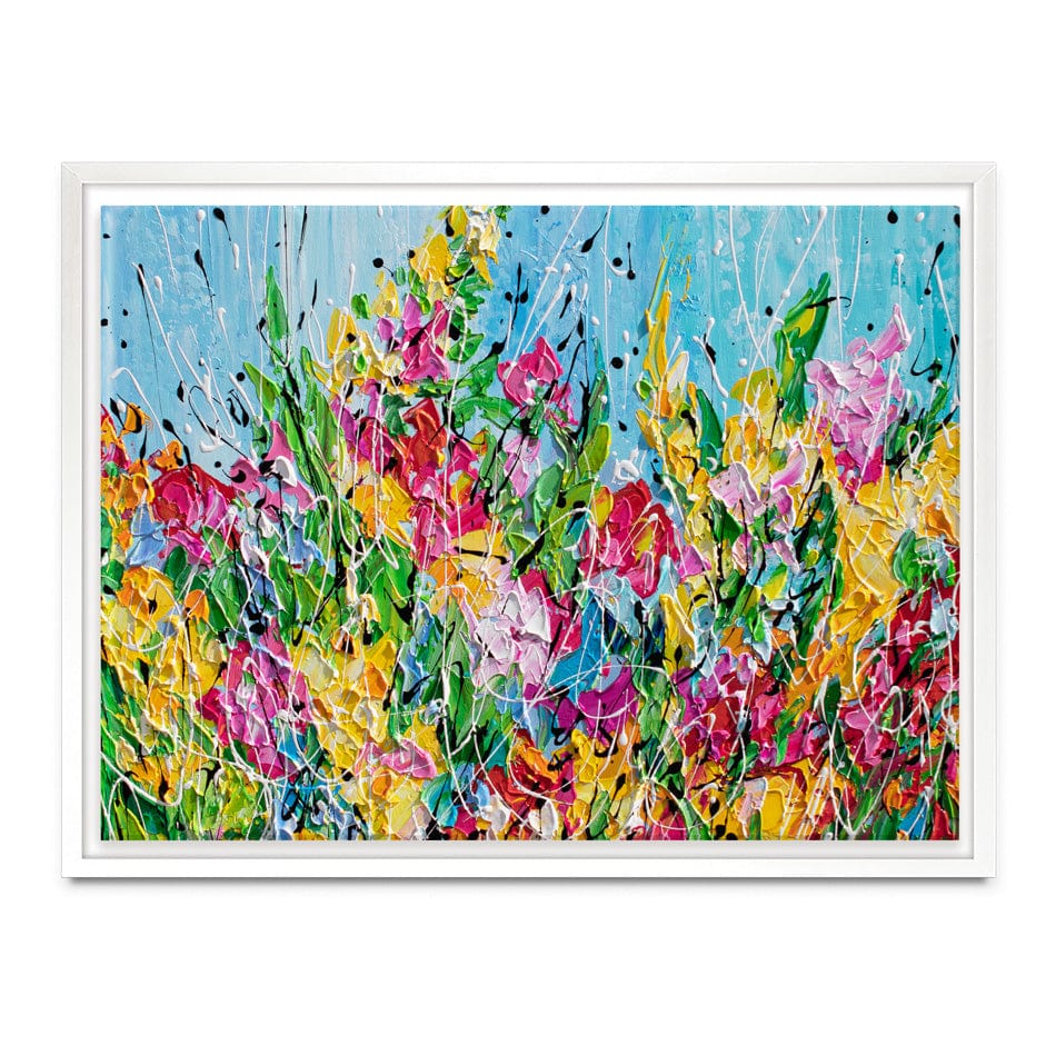 Messy Floral Canvas Print wall art product Olga Tkachyk