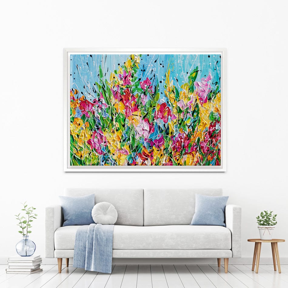 Messy Floral Canvas Print wall art product Olga Tkachyk