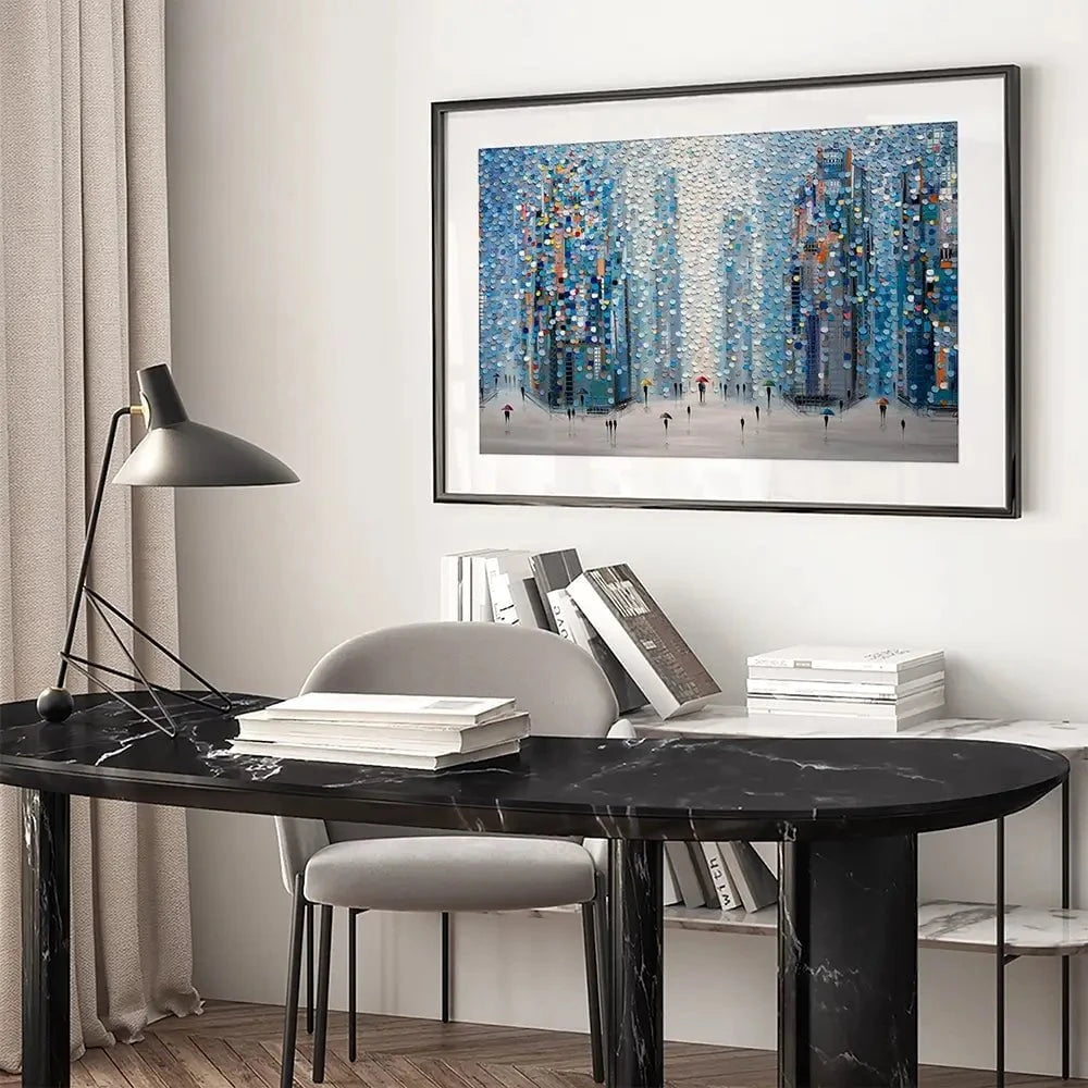 Metropolitan Dreams Framed Art Print Metropolitan Dreams Framed Art Print wall art product Ekaterina Ermilkina