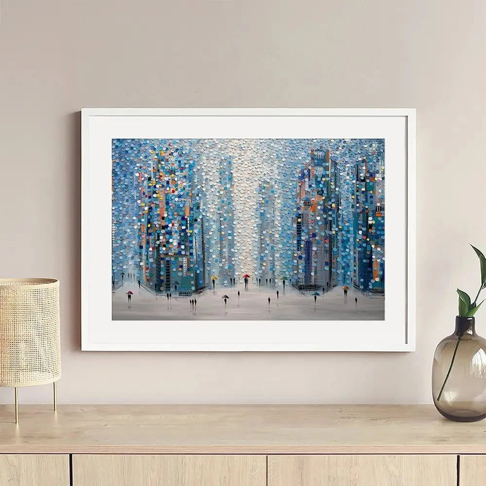 Metropolitan Dreams Framed Art Print Metropolitan Dreams Framed Art Print wall art product Ekaterina Ermilkina