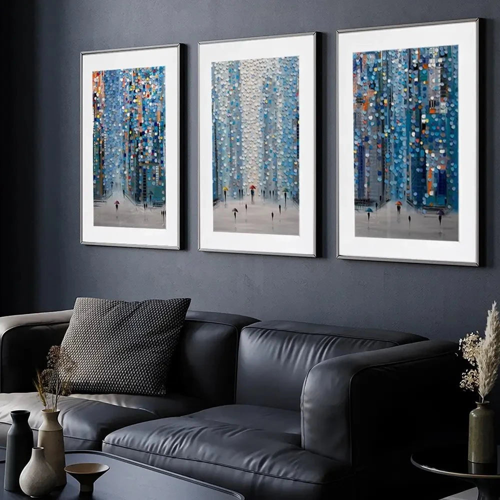 Metropolitan Dreams Framed Art Print Trio Metropolitan Dreams Framed Art Print Trio wall art product Ekaterina Ermilkina