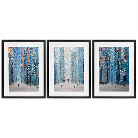 Metropolitan Dreams Framed Art Print Trio Metropolitan Dreams Framed Art Print Trio wall art product Ekaterina Ermilkina