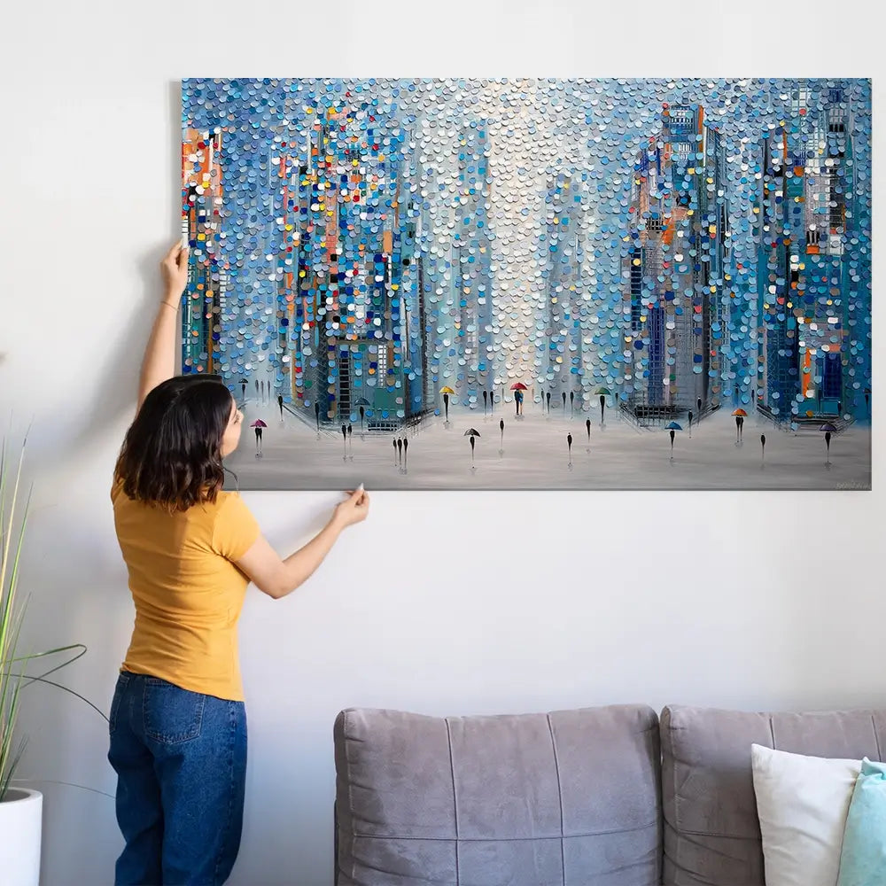 Metropolitan Dreams Oversized Canvas Print Metropolitan Dreams Oversized Canvas Print wall art product Art Print Shop