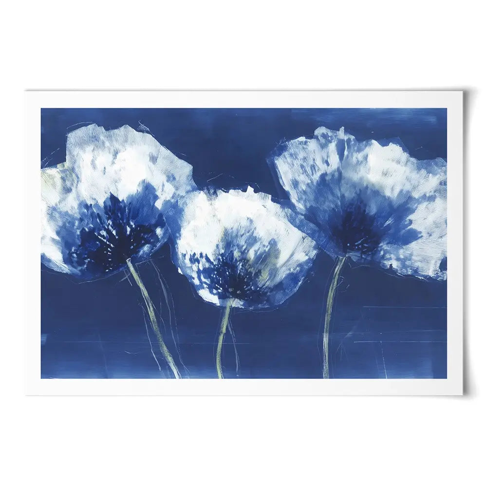 Midnight Poppies Art Print Midnight Poppies Art Print wall art product Chromatic Storm Studio