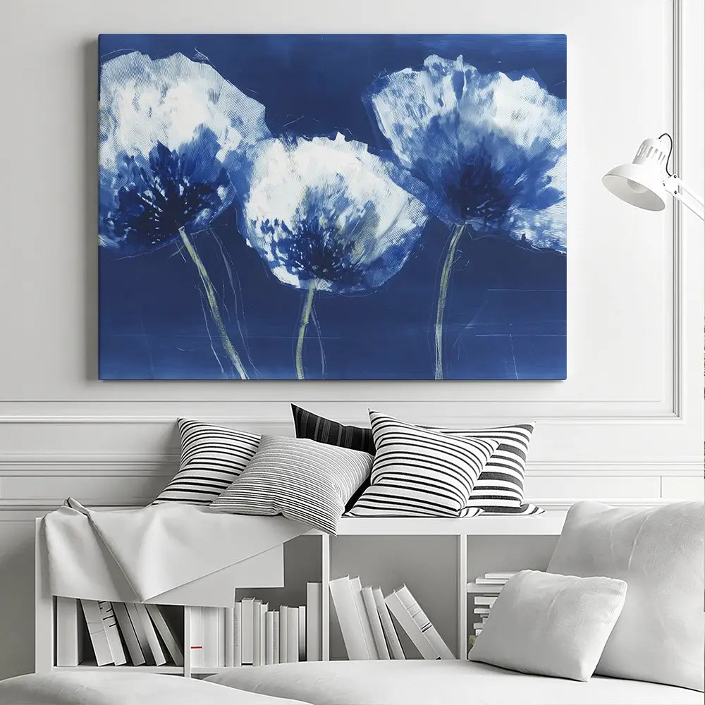 Midnight Poppies Canvas Print Midnight Poppies Canvas Print wall art product Chromatic Storm Studio