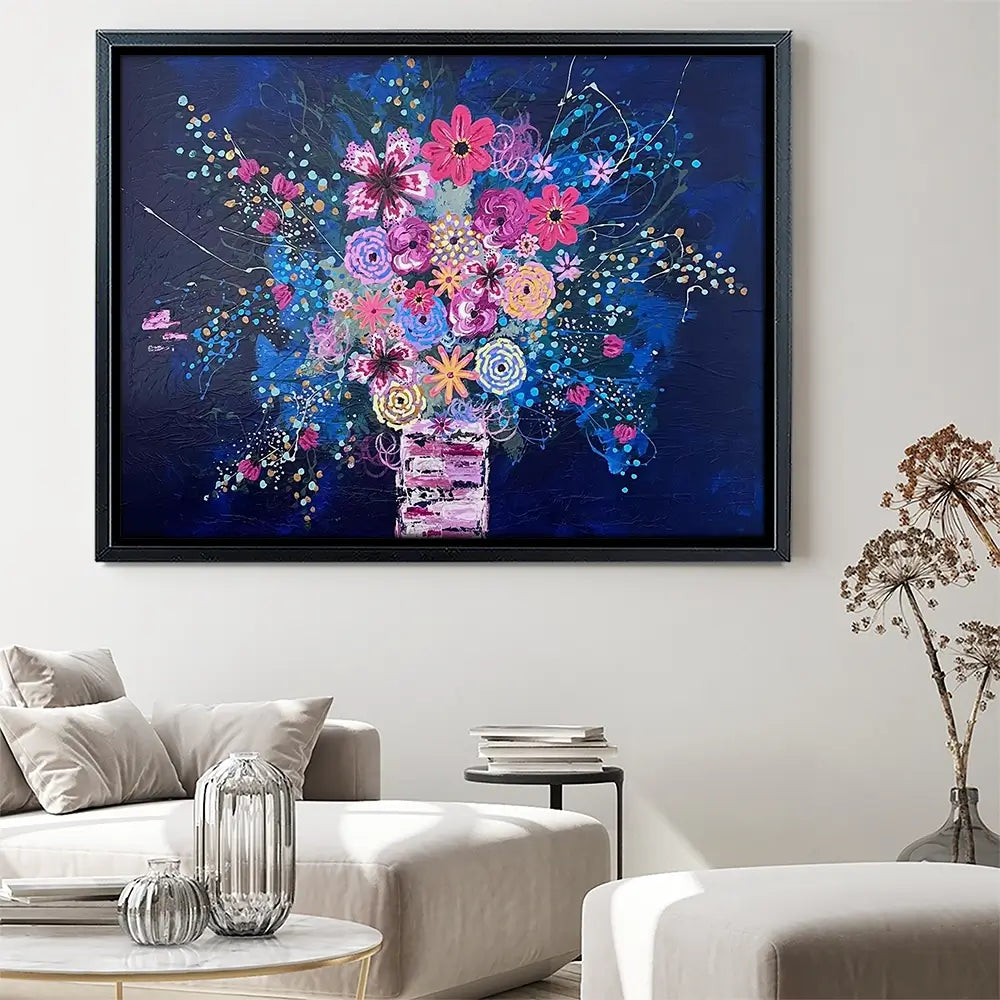 Midnight Rain Canvas Print Midnight Rain Canvas Print wall art product Jo Mulligan