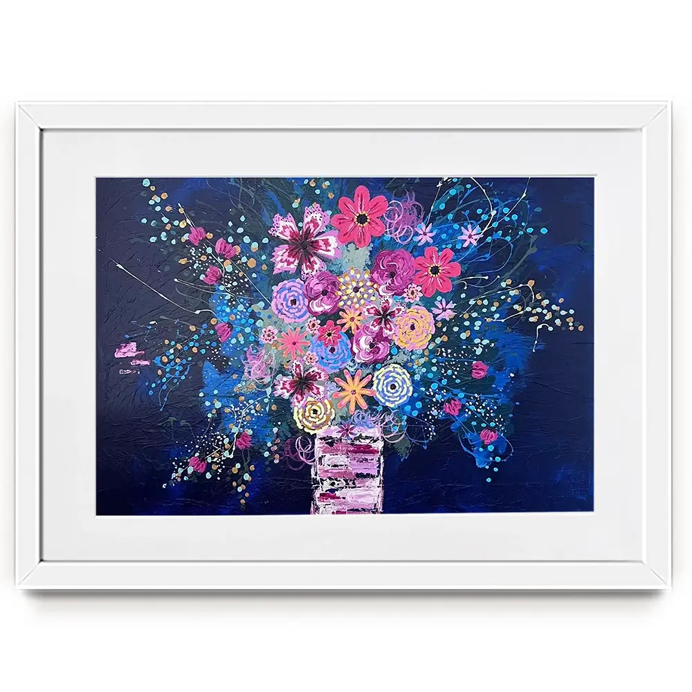 Midnight Rain Framed Art Print Midnight Rain Framed Art Print wall art product Jo Mulligan