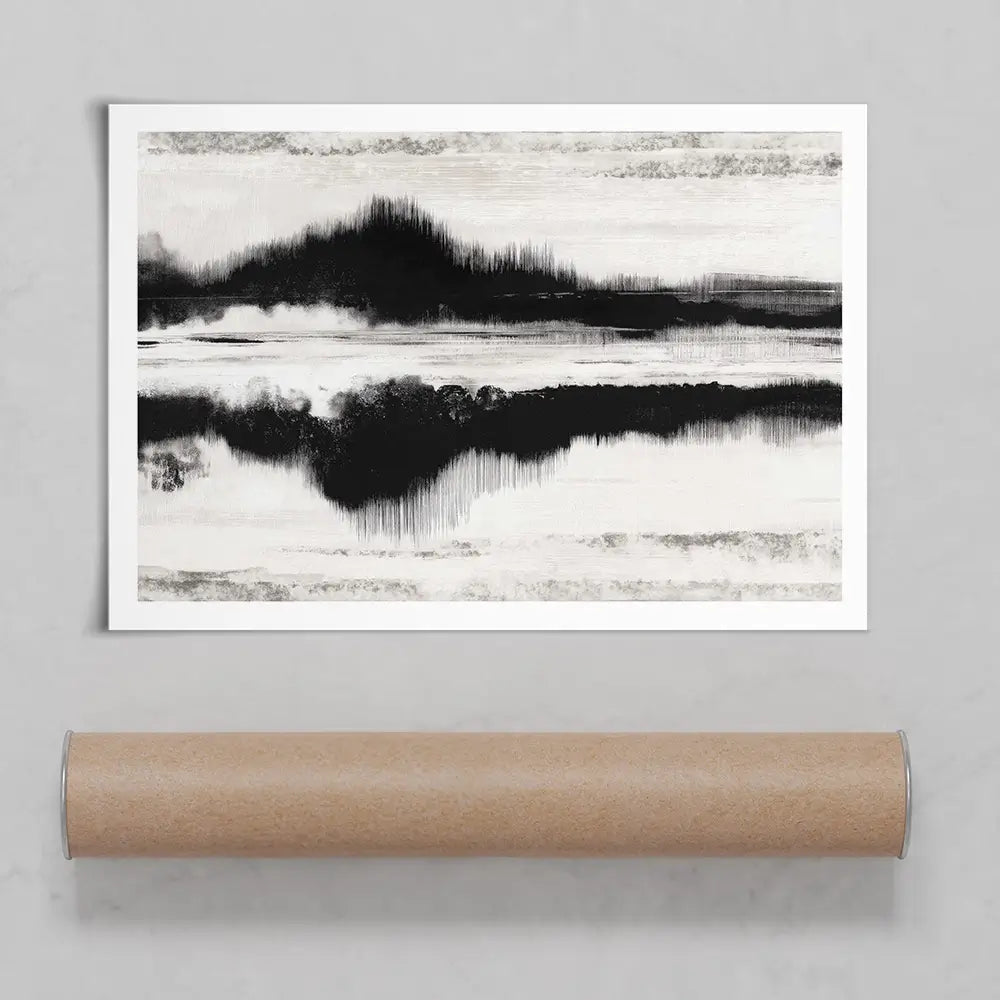 Minimal Landscape Study Art Print Minimal Landscape Study Art Print wall art product Chromatic Storm Studio