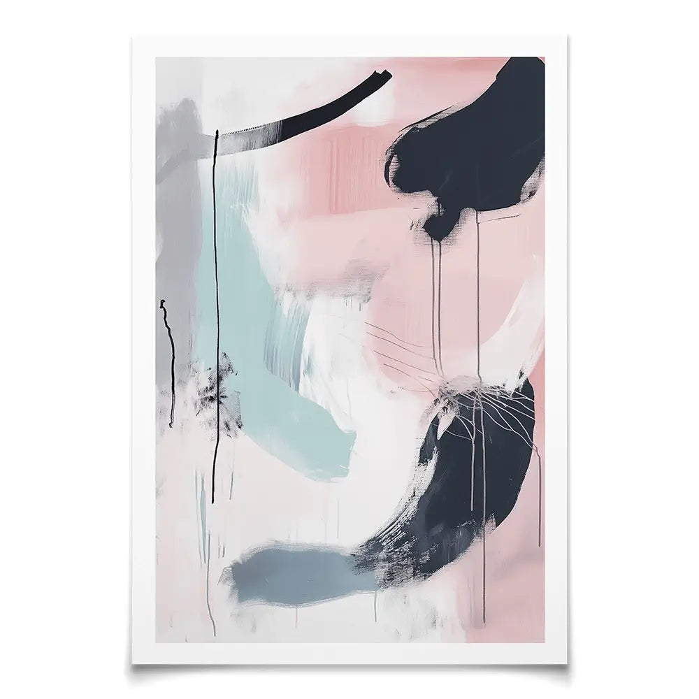 Minimalist Blush Pink Art Print Minimalist Blush Pink Art Print wall art product Tanya Ocean