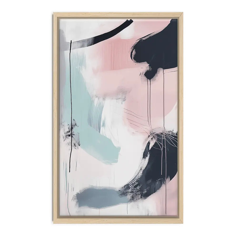 Minimalist Blush Pink Canvas Print Minimalist Blush Pink Canvas Print wall art product Tanya Ocean