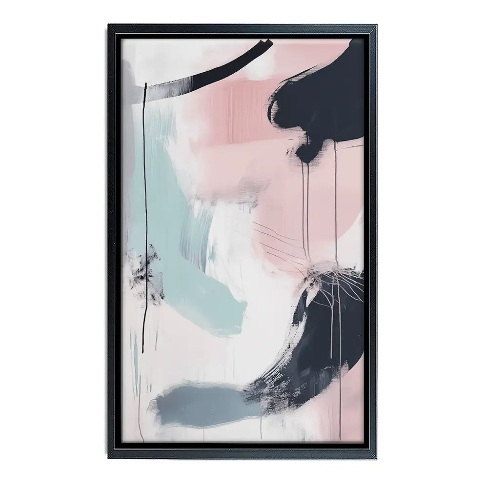 Minimalist Blush Pink Canvas Print Minimalist Blush Pink Canvas Print wall art product Tanya Ocean