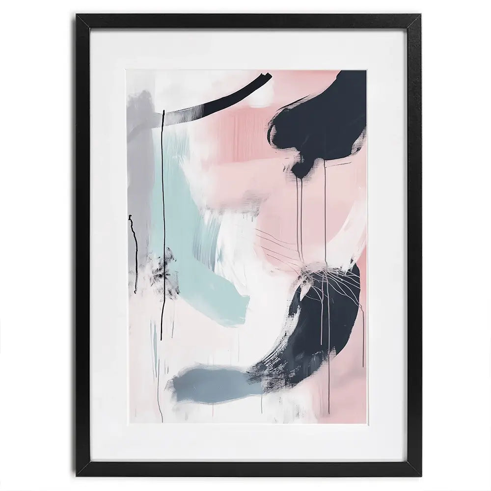 Minimalist Blush Pink Framed Art Print Minimalist Blush Pink Framed Art Print wall art product Tanya Ocean