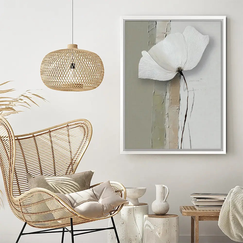 Minimalist Floral Canvas Print Minimalist Floral Canvas Print wall art product LSR Design Studio - Independent