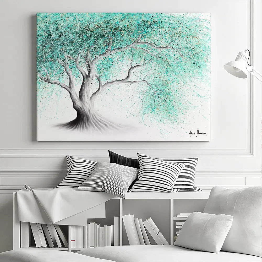 Mint Dream Tree Canvas Print Mint Dream Tree Canvas Print wall art product Ashvin Harrison
