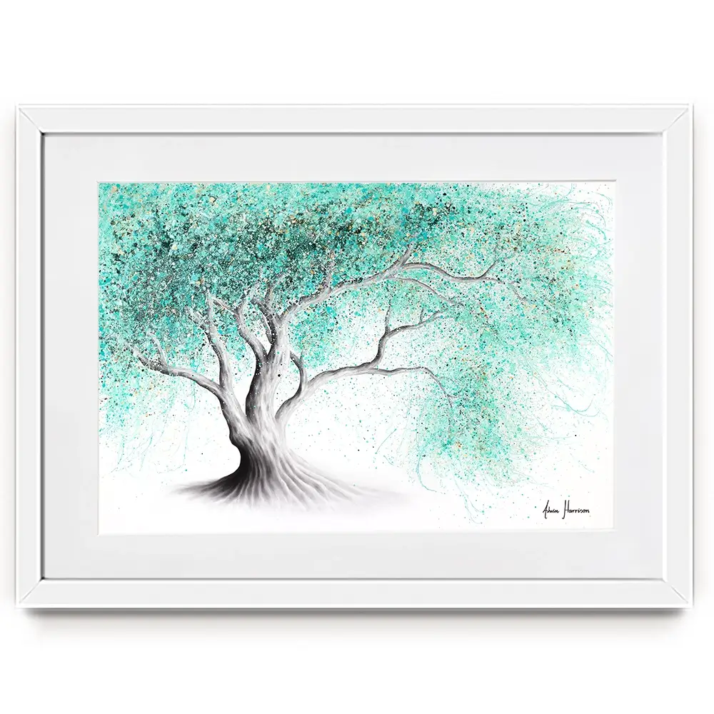 Mint Dream Tree Framed Art Print Mint Dream Tree Framed Art Print wall art product Ashvin Harrison