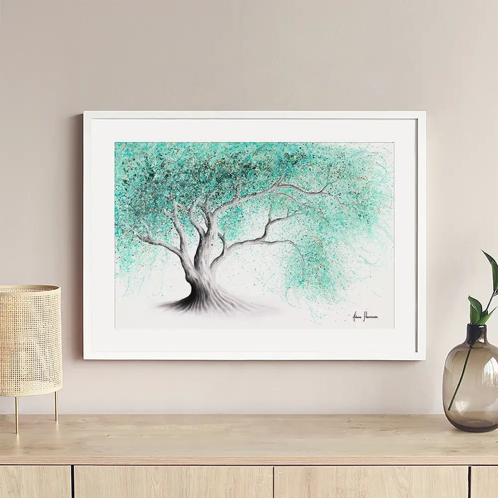 Mint Dream Tree Framed Art Print Mint Dream Tree Framed Art Print wall art product Ashvin Harrison