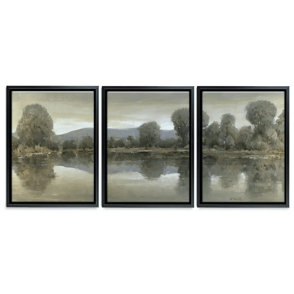 Mirror Lake 1 Trio Canvas Print Mirror Lake 1 Trio Canvas Print wall art product Tim O'Toole