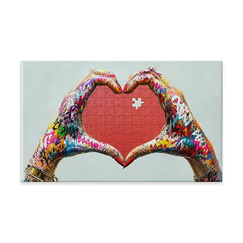 Missing You Jigsaw Canvas Print Missing You Jigsaw Canvas Print wall art product David Alexander Elder