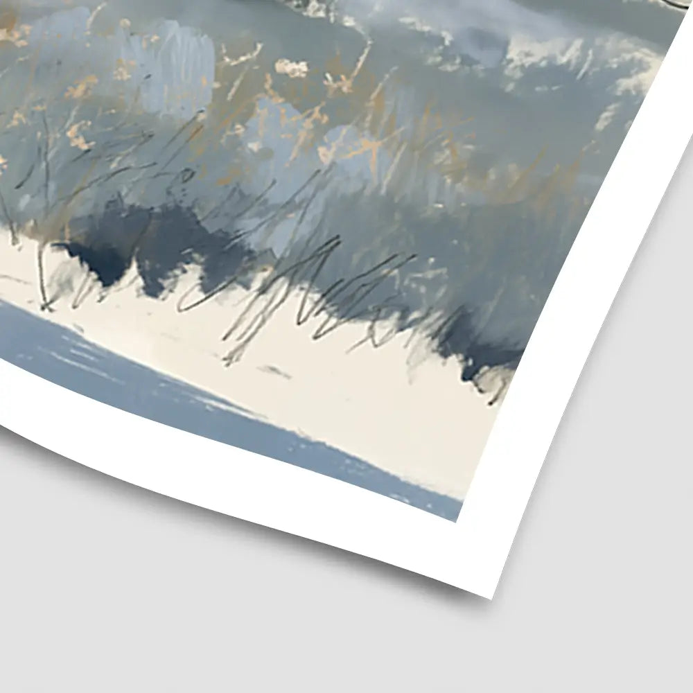 Misted Field At Dusk Art Print Misted Field At Dusk Art Print wall art product Chromatic Storm Studio