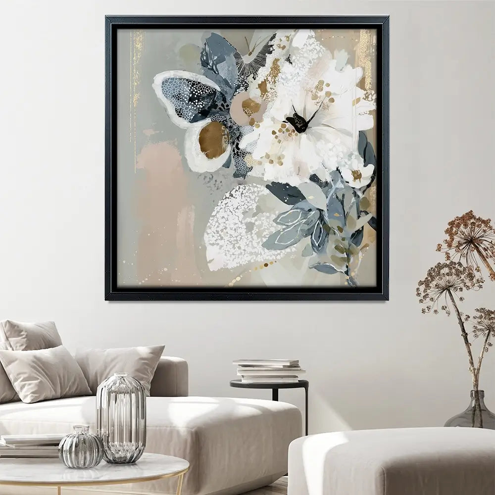 Mistwing Abstract Square Canvas Print Mistwing Abstract Square Canvas Print wall art product Bella Eve