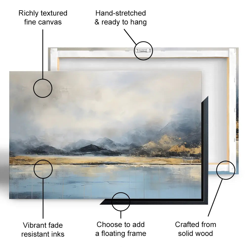 Misty Dawn Canvas Print Misty Dawn Canvas Print wall art product David Alexander Elder