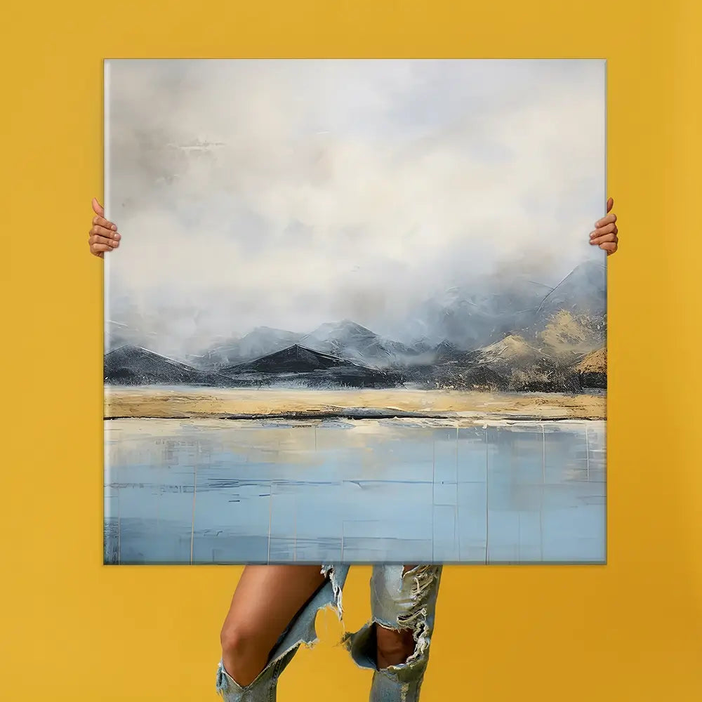 Misty Dawn Oversized Canvas Print Misty Dawn Oversized Canvas Print wall art product Art Print Shop