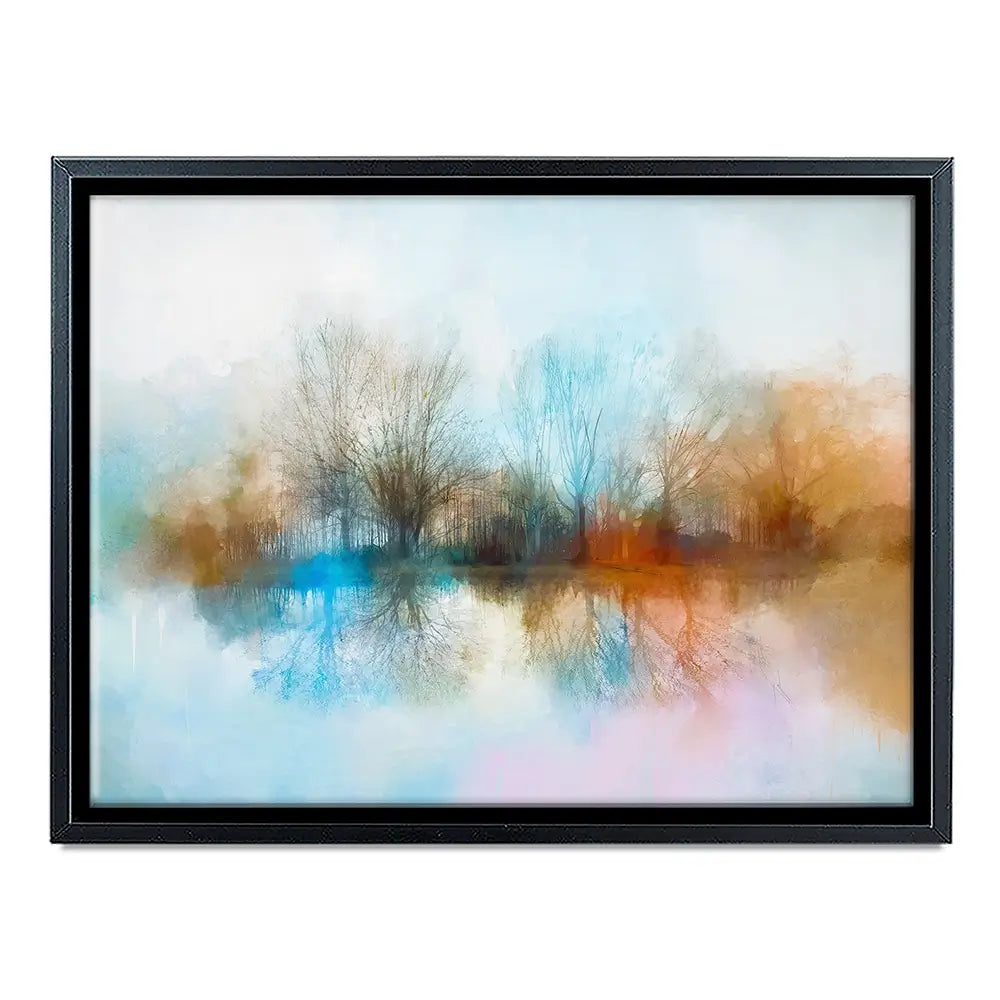 Misty Forest View Canvas Print Misty Forest View Canvas Print wall art product Art Print Shop